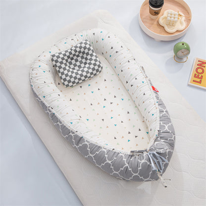 Color Triangle Portable Baby Recliner Nest Anti Pressure